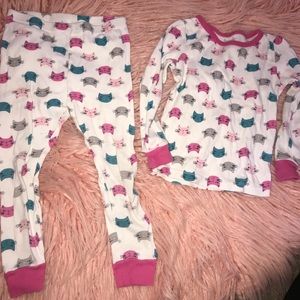 Kitty pattern pjs - 3t